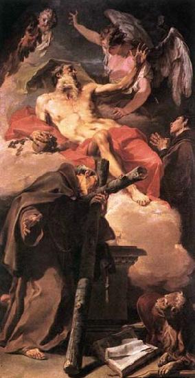 PITTONI, Giambattista Sts Jerome and Peter of Alcantara Spain oil painting art